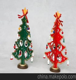 圣诞树圣诞礼品台州厂家直销工艺品礼品饰品树上挂着小木偶人