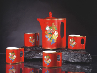 红瓷创新礼品批发销售---中国红瓷器的美学欣赏_15802525479_