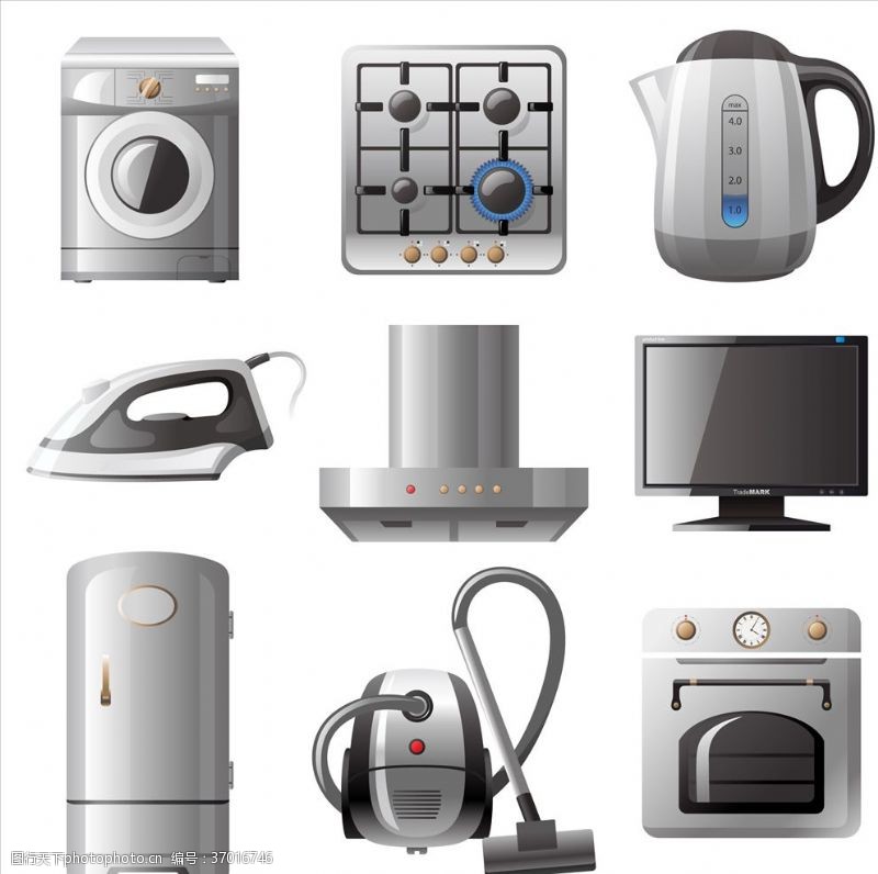 家电矢量图图片素材