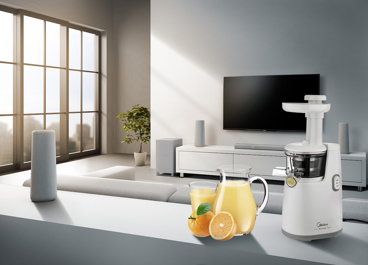 Midea榨汁机拍摄 家电产品摄影的艺术与工艺礼品销售策略